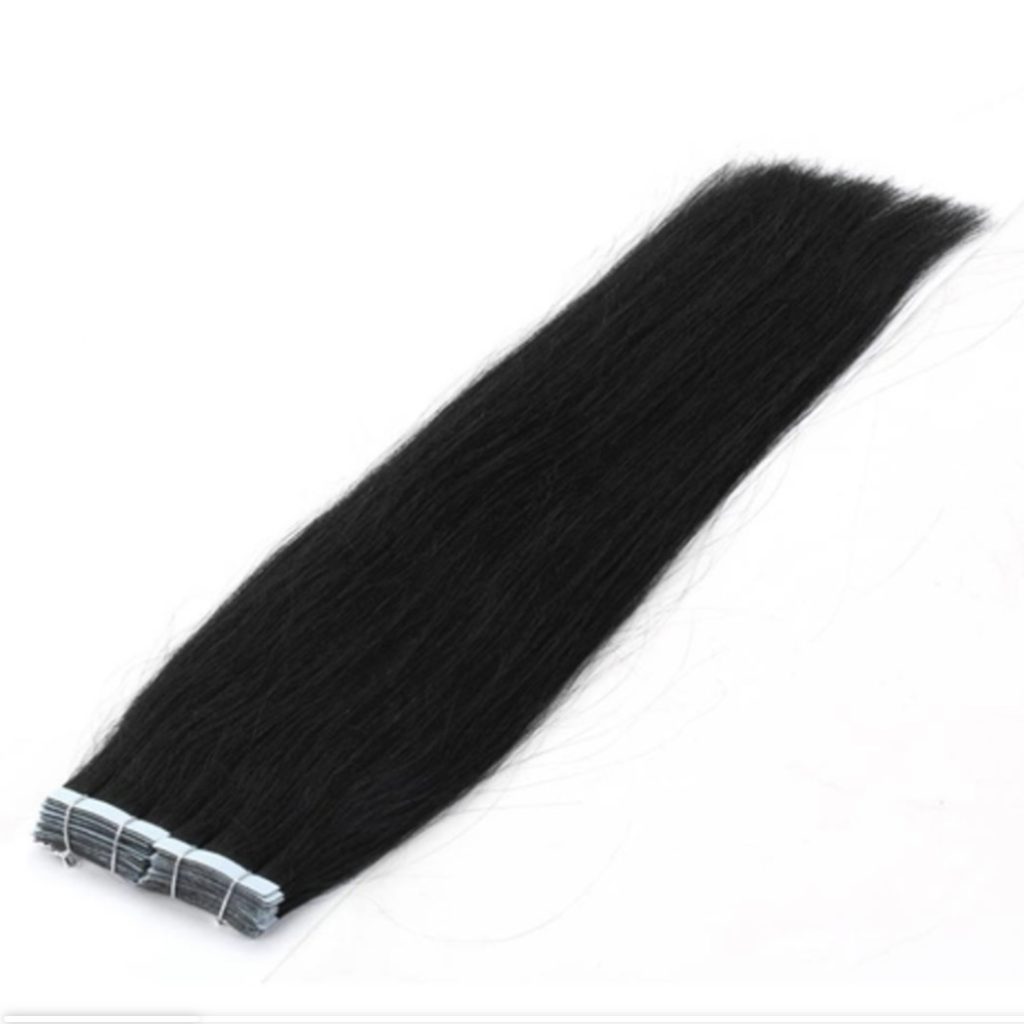 Tape ins 16” Yaki straight Queen of Diamonds Hair Boutique